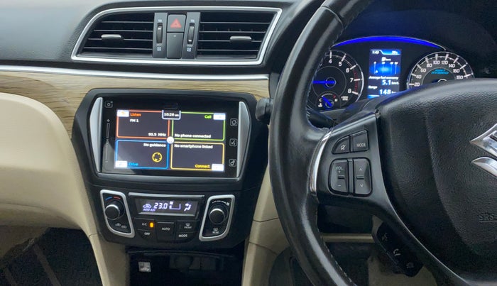 2018 Maruti Ciaz ALPHA  AT 1.5 SHVS PETROL, Petrol, Automatic, 72,149 km, Air Conditioner