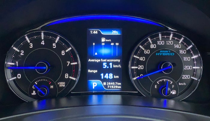 2018 Maruti Ciaz ALPHA  AT 1.5 SHVS PETROL, Petrol, Automatic, 72,149 km, Odometer Image