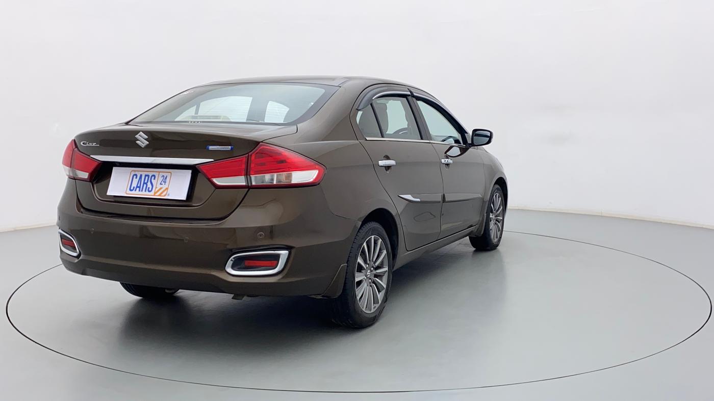 2018 Maruti Ciaz ALPHA  AT 1.5 SHVS PETROL, Petrol, Automatic, 72,149 km, Right Back Diagonal