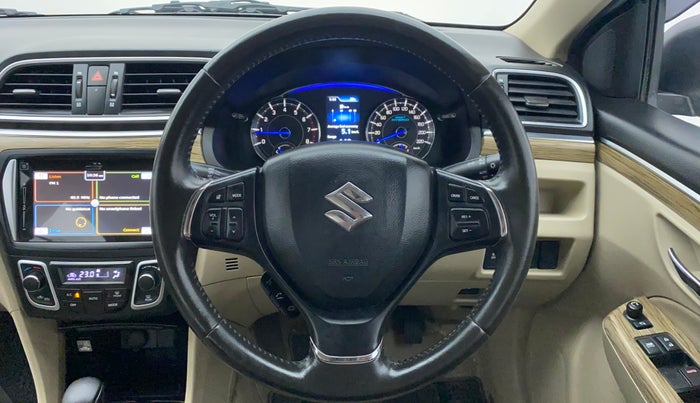 2018 Maruti Ciaz ALPHA  AT 1.5 SHVS PETROL, Petrol, Automatic, 72,149 km, Steering Wheel Close Up