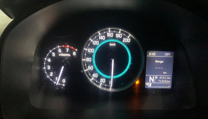 2018 Maruti IGNIS ZETA 1.2 AMT, Petrol, Automatic, 71,295 km, Odometer Image