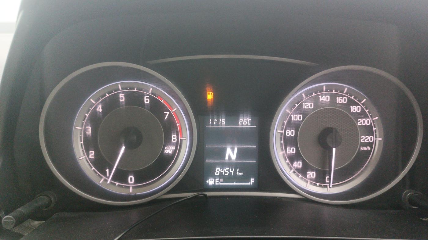 2017 Maruti Dzire VXI AMT, Petrol, Automatic, 84,540 km, Odometer Image
