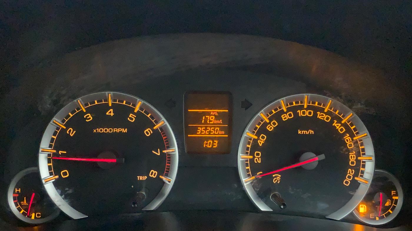 2015 Maruti Swift VXI, Petrol, Manual, 35,313 km, Odometer Image