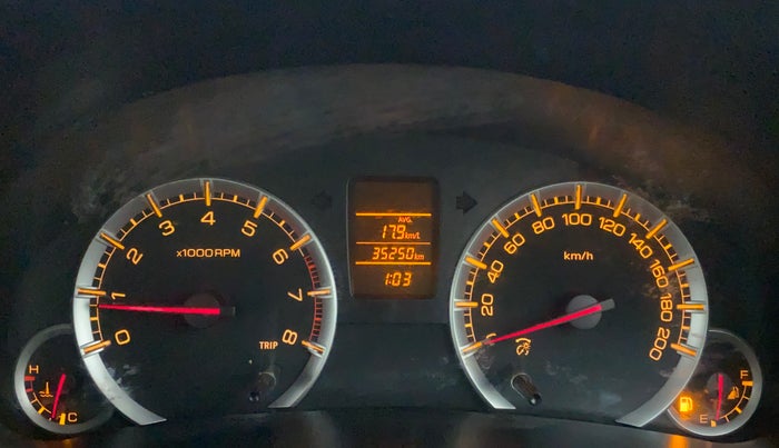 2015 Maruti Swift VXI, Petrol, Manual, 35,313 km, Odometer Image