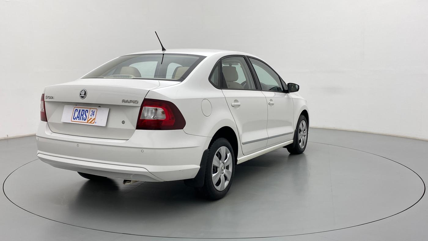 2019 Skoda Rapid 1.6 MPI MT ACTIVE, Petrol, Manual, 10,435 km, Right Back Diagonal