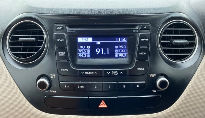2016 Hyundai Grand i10 ASTA AT 1.2 KAPPA VTVT, Petrol, Automatic, 91,264 km, Infotainment System