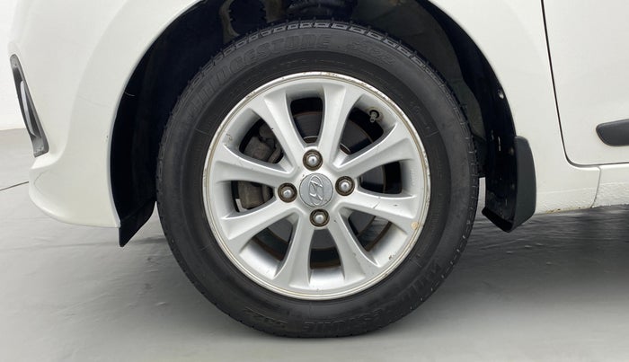 2016 Hyundai Grand i10 ASTA AT 1.2 KAPPA VTVT, Petrol, Automatic, 91,264 km, Left Front Wheel