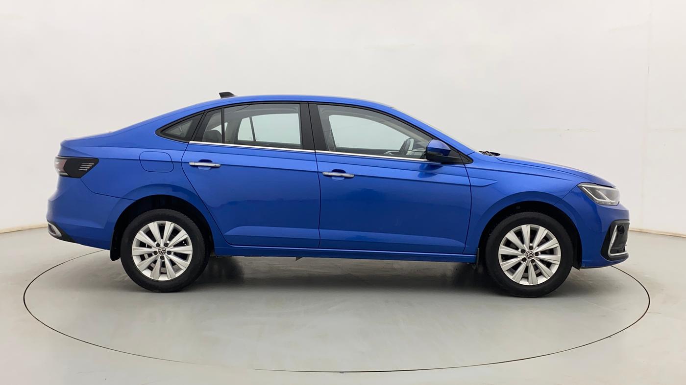 2022 Volkswagen VIRTUS HIGHLINE TSI 1.0 MT, Petrol, Manual, 19,527 km, Right Side View