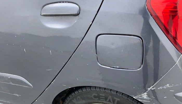 2012 Hyundai i10 SPORTZ 1.2, CNG, Manual, 1,20,010 km, Left quarter panel - Minor scratches