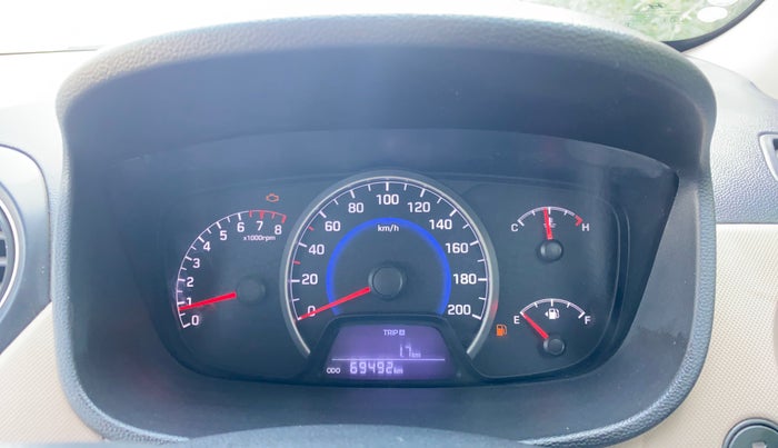 2014 Hyundai Grand i10 SPORTZ 1.2 KAPPA VTVT, Petrol, Manual, 69,487 km, Odometer Image