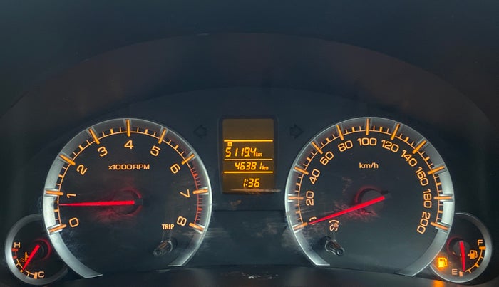 2014 Maruti Swift VXI D, Petrol, Manual, 46,579 km, Odometer Image