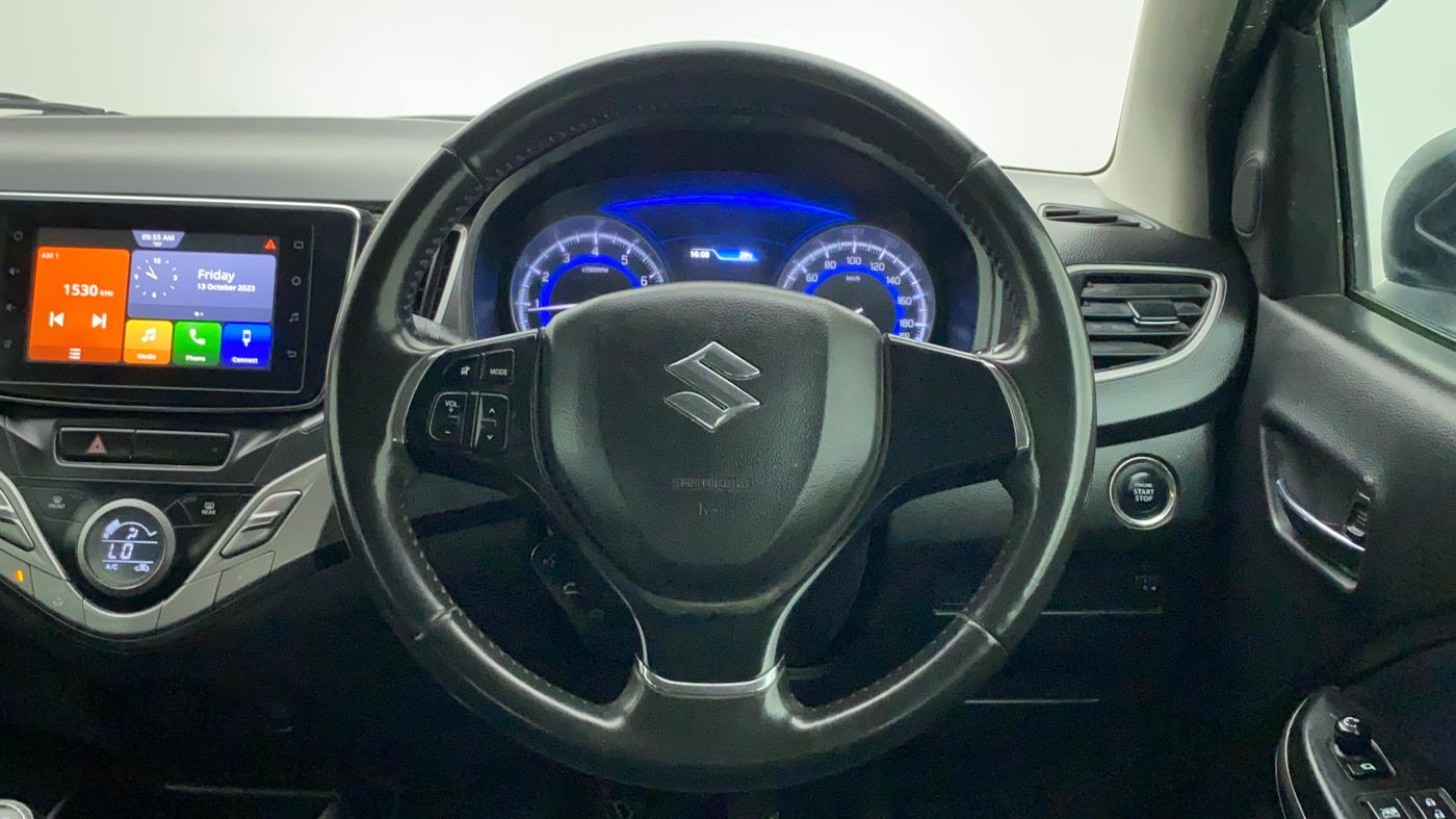 2019 Maruti Baleno ALPHA PETROL 1.2, Petrol, Manual, 90,522 km, Steering Wheel Close Up
