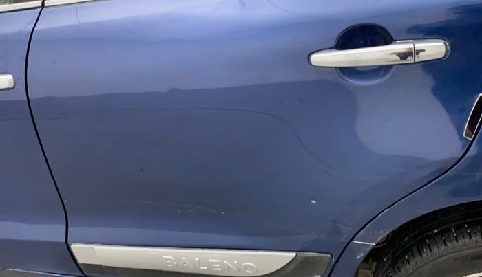 2019 Maruti Baleno ALPHA PETROL 1.2, Petrol, Manual, 90,522 km, Rear left door - Slightly dented