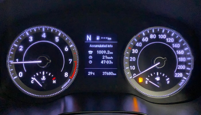 2020 Hyundai VENUE SX 1.0 TURBO IMT, Petrol, Manual, 37,680 km, Odometer Image