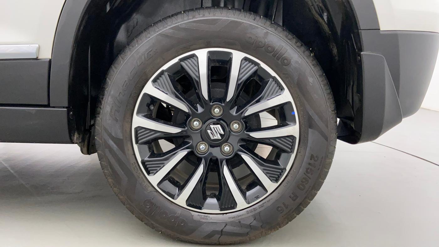 2022 Maruti BREZZA ZXI + SMART HYBRID, Petrol, Manual, 1,330 km, Left Rear Wheel