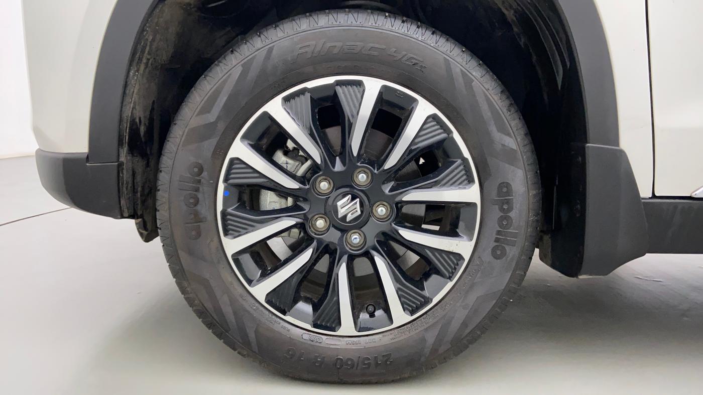 2022 Maruti BREZZA ZXI + SMART HYBRID, Petrol, Manual, 1,330 km, Left Front Wheel