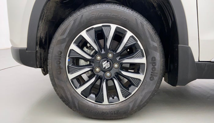 2022 Maruti BREZZA ZXI + SMART HYBRID, Petrol, Manual, 1,330 km, Left Front Wheel