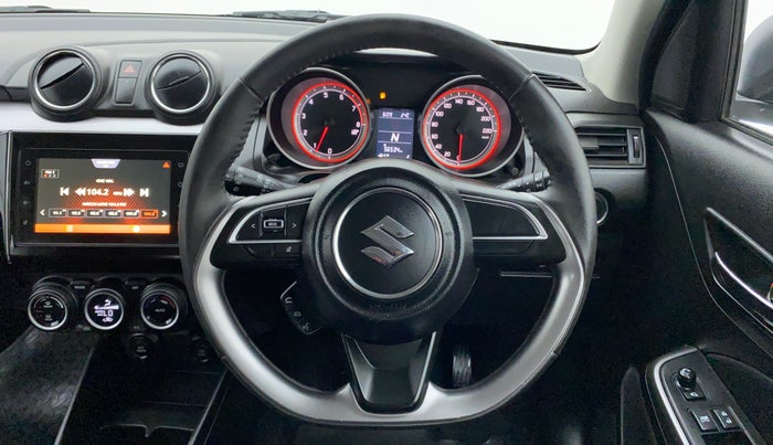 2021 Maruti Swift ZXI (AMT), Petrol, Automatic, 6,415 km, Steering Wheel Close Up