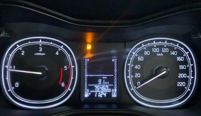 2019 Maruti Vitara Brezza VDI, Diesel, Manual, 75,554 km, Odometer Image