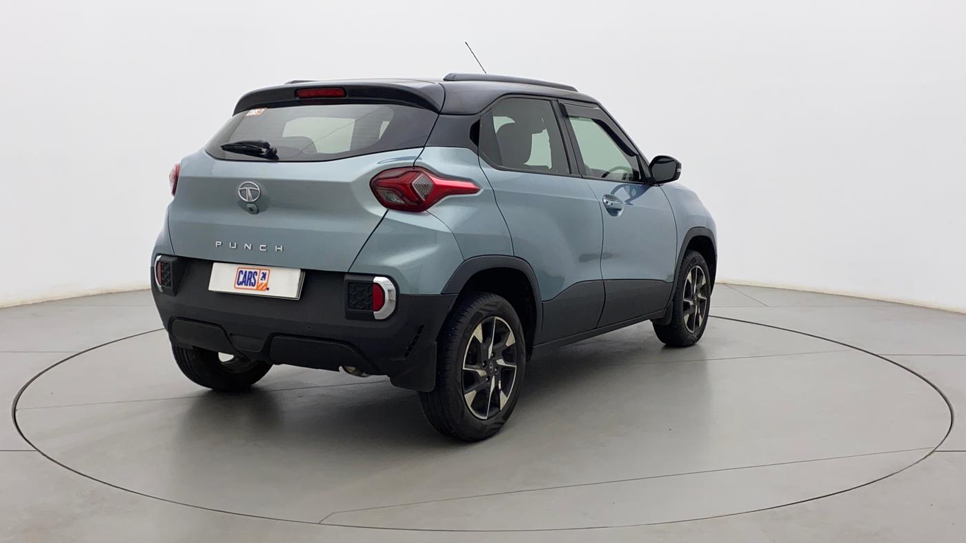 2021 Tata PUNCH CREATIVE AMT 1.2 RTN DUAL TONE, Petrol, Automatic, 17,850 km, Right Back Diagonal