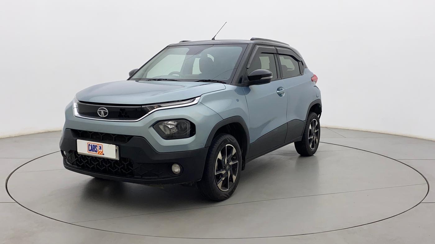 2021 Tata PUNCH CREATIVE AMT 1.2 RTN DUAL TONE, Petrol, Automatic, 17,850 km, Left Front Diagonal