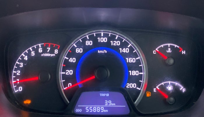 2013 Hyundai Grand i10 ASTA 1.2 VTVT, Petrol, Manual, 55,888 km, Odometer Image