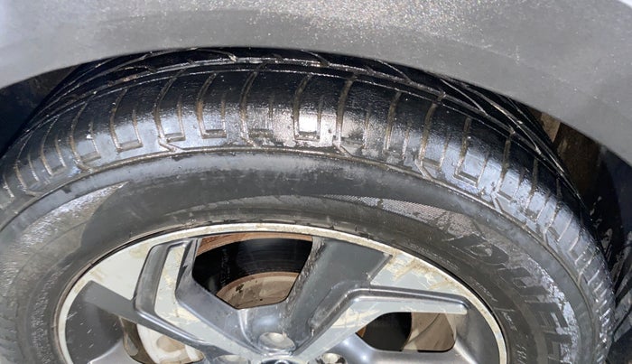 2019 Hyundai Creta SX AT 1.6 PETROL, Petrol, Automatic, 23,513 km, Left Front Tyre Tread