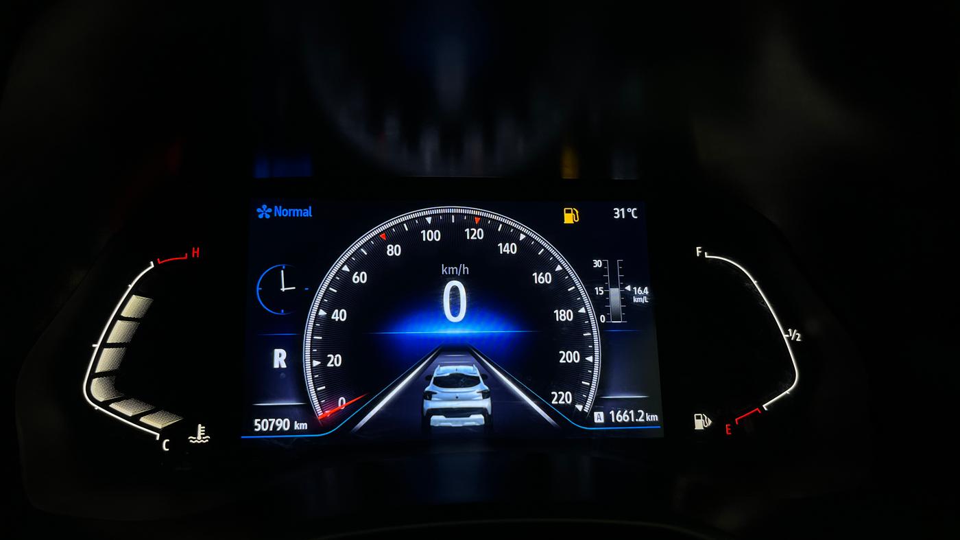 2022 Renault Kiger RXZ AMT, Petrol, Automatic, 50,766 km, Odometer Image