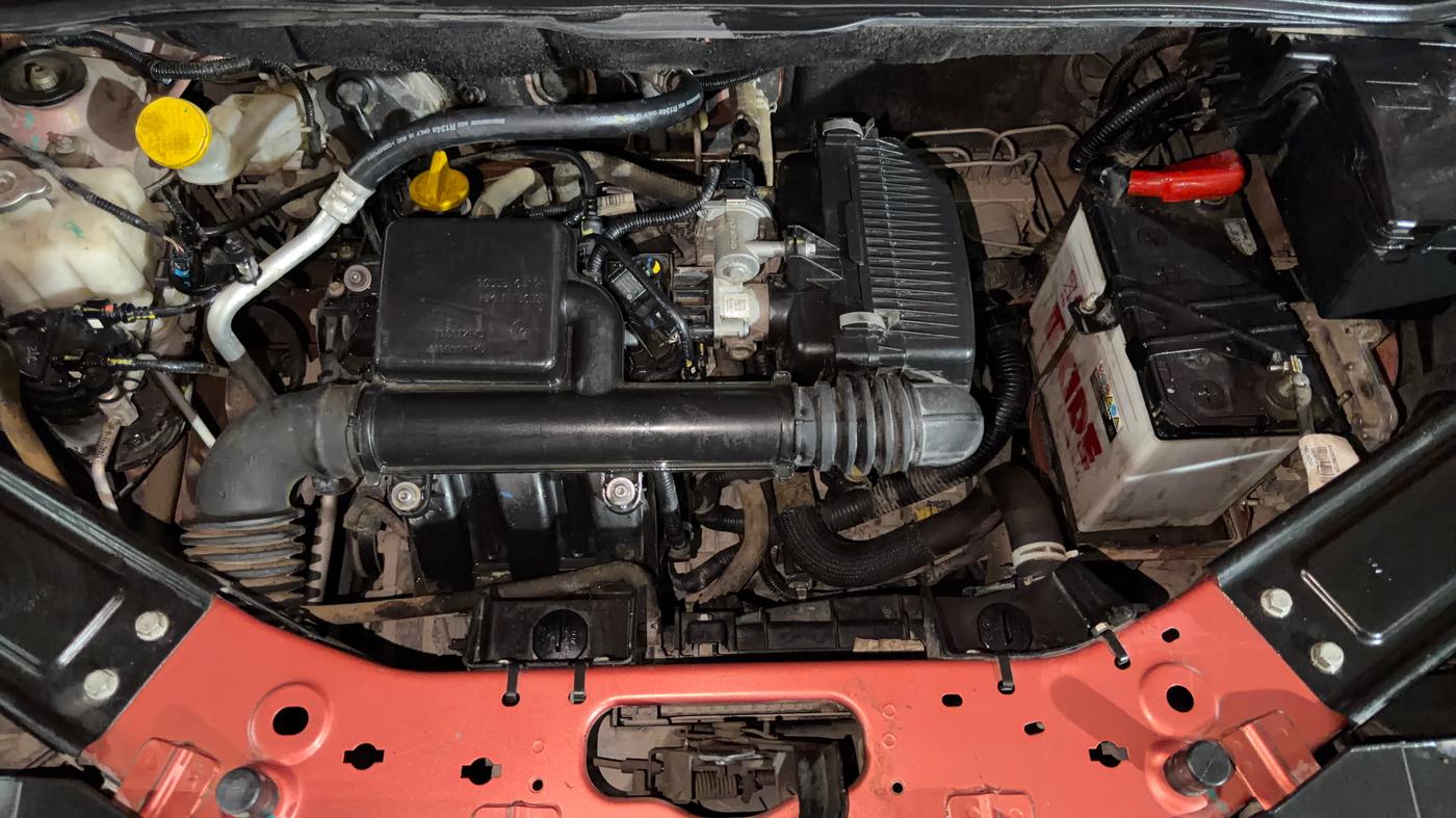 2021 Renault Kiger RXZ AMT, Petrol, Automatic, 13,413 km, Engine View