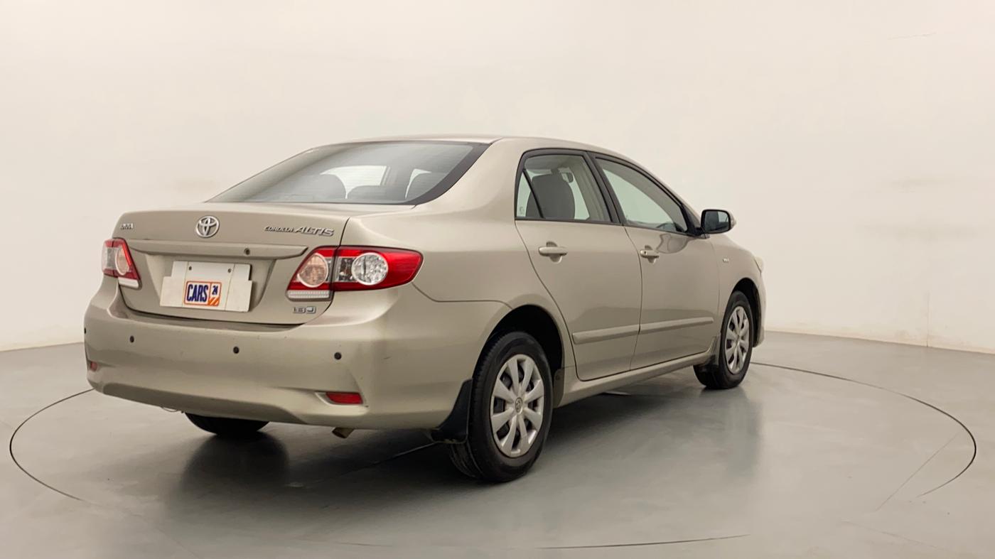 2012 Toyota Corolla Altis J PETROL, Petrol, Manual, 61,916 km, Right Back Diagonal