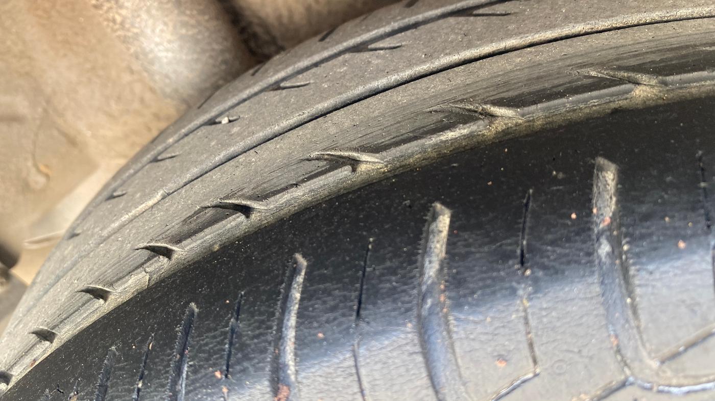 2014 Honda Amaze 1.2L I-VTEC S, Petrol, Manual, 92,197 km, Right Rear Tyre Tread