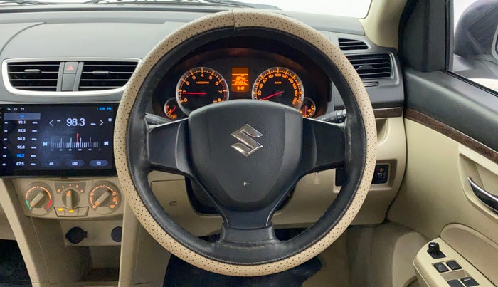 2014 Maruti Swift Dzire VXI, Petrol, Manual, 1,22,200 km, Steering Wheel Close Up