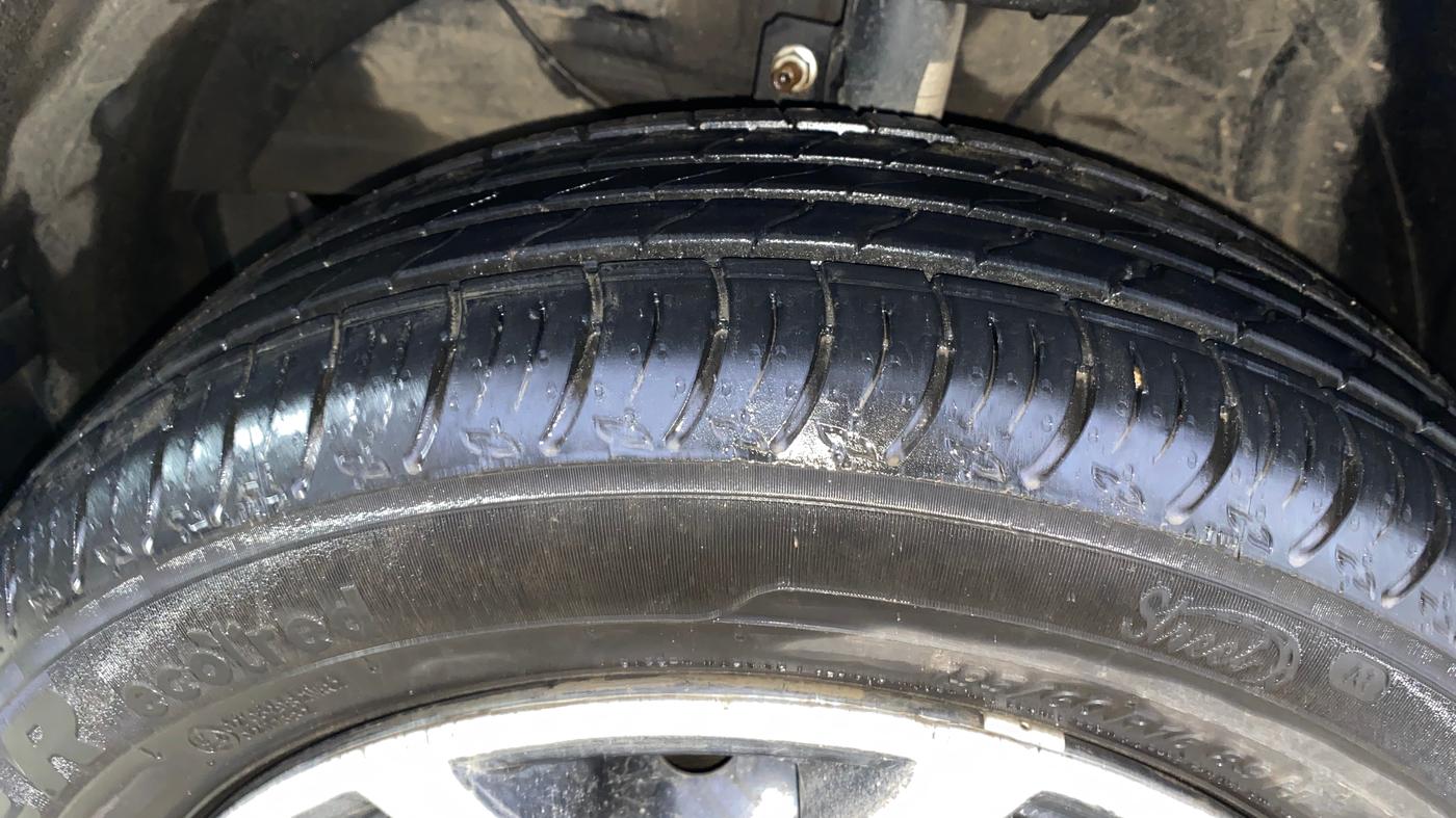 2025 Maruti FRONX DELTA CNG 1.2 MT, CNG, Manual, 5,506 km, Left Front Tyre Tread