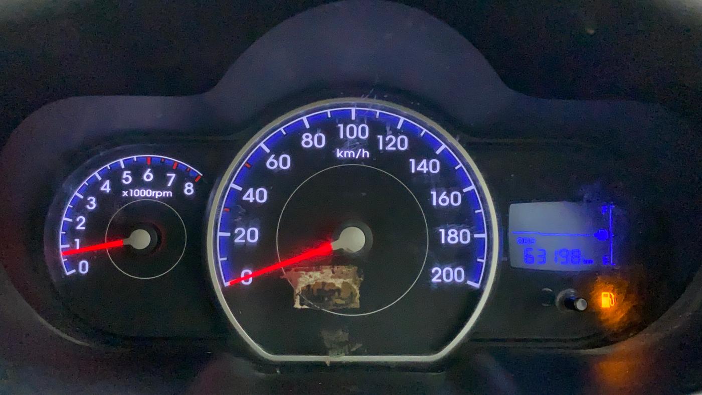 2012 Hyundai i10 ERA 1.1, Petrol, Manual, 63,198 km, Odometer Image