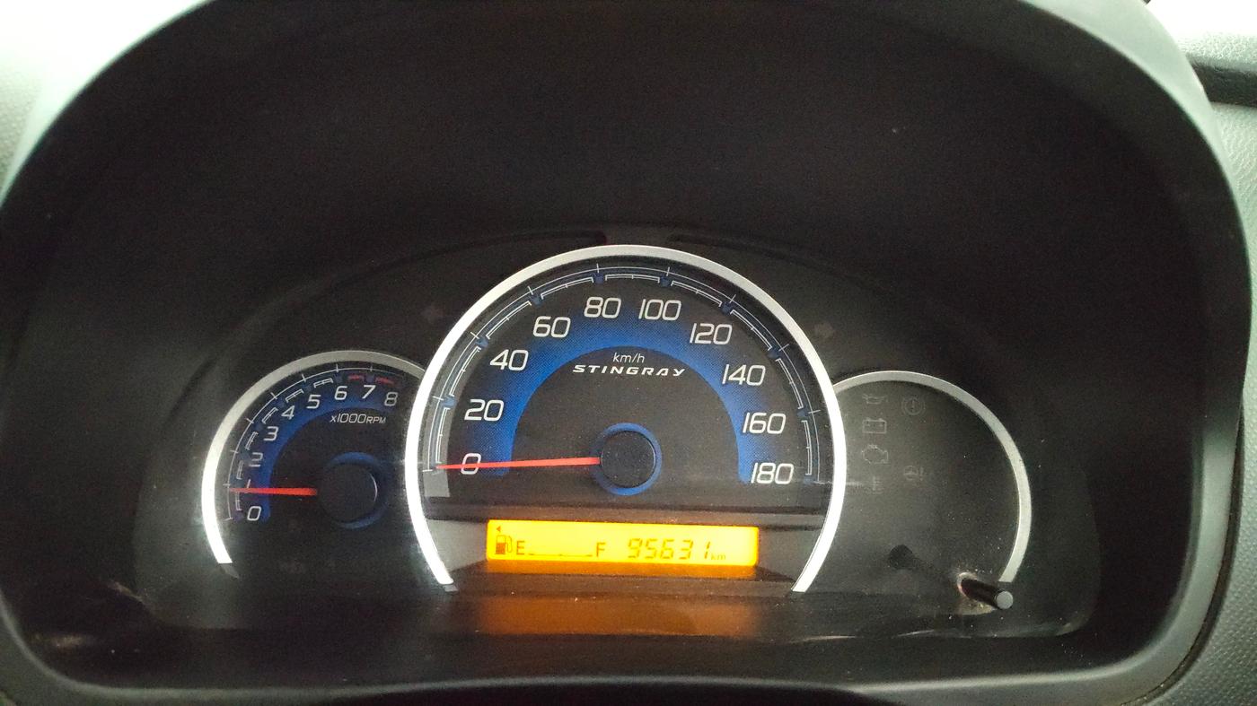 2014 Maruti Wagon R Stingray VXI, Petrol, Manual, 95,630 km, Odometer Image