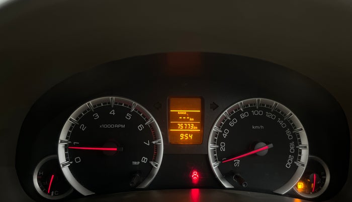 2015 Maruti Ertiga VXI, Petrol, Manual, 75,744 km, Odometer Image