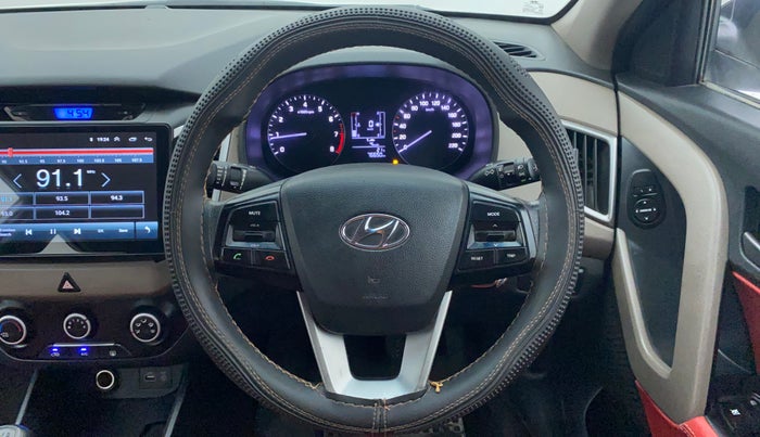 2016 Hyundai Creta S 1.6 PETROL, Petrol, Manual, 76,650 km, Steering Wheel Close Up