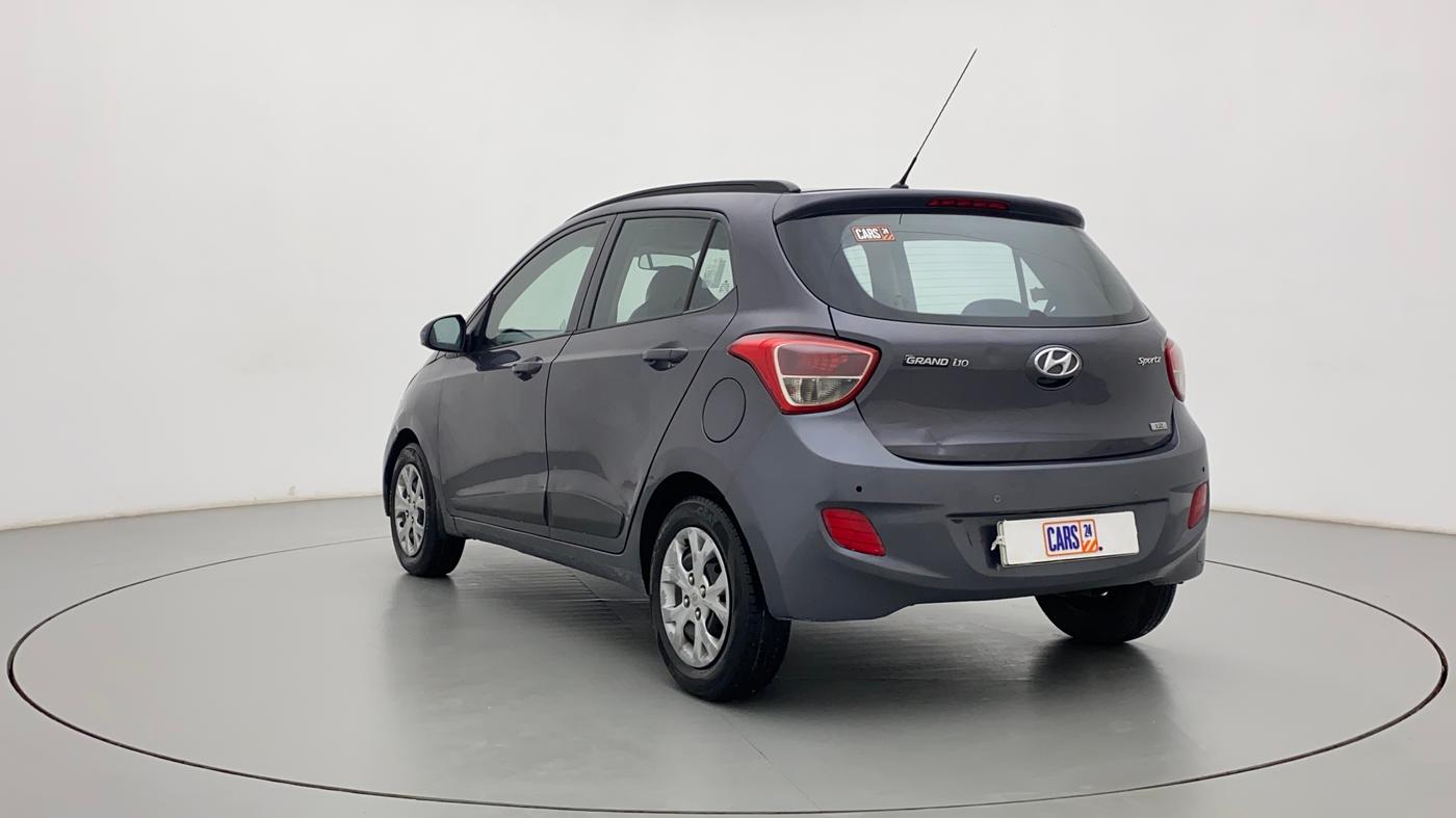 2015 Hyundai Grand i10 SPORTZ 1.2 KAPPA VTVT, CNG, Manual, 86,785 km, Left Back Diagonal