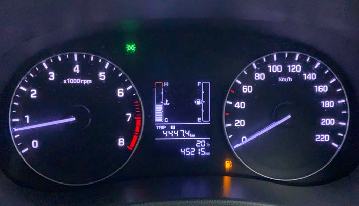 2017 Hyundai Creta SX PLUS 1.6 PETROL, Petrol, Manual, 45,215 km, Odometer Image