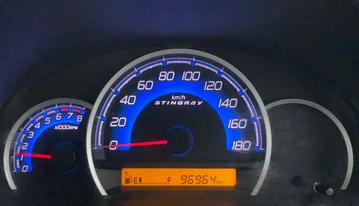 2014 Maruti Wagon R Stingray VXI, Petrol, Manual, 96,993 km, Odometer Image