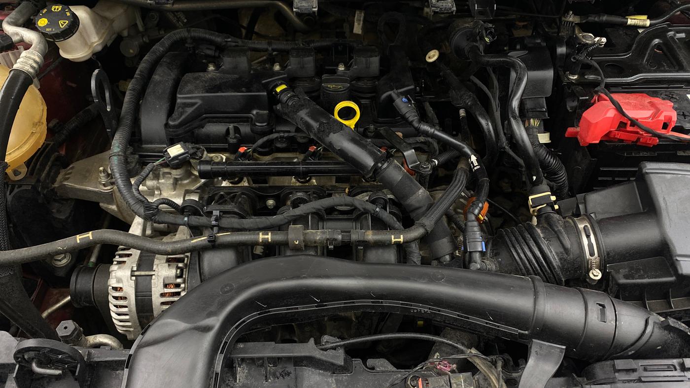 2021 Ford New Figo TITANIUM PLUS 1.2 PETROL AT, Petrol, Automatic, 47,783 km, Engine View
