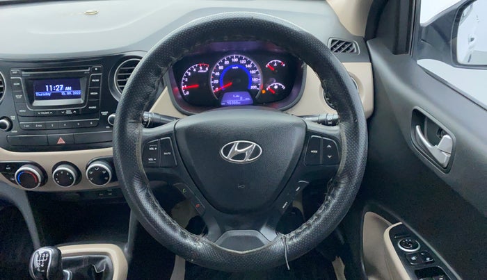 2015 Hyundai Grand i10 SPORTZ 1.1 CRDI, Diesel, Manual, 46,422 km, Steering Wheel Close Up
