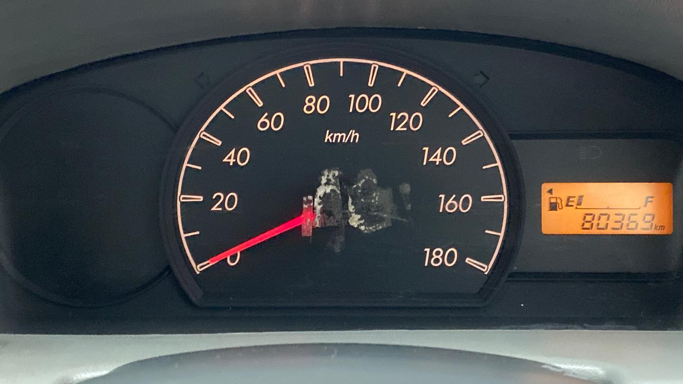 2011 Maruti Alto LXI, CNG, Manual, 80,369 km, Odometer Image