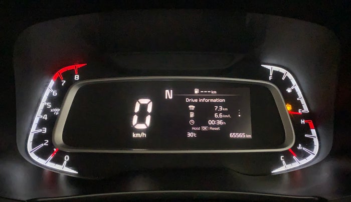 2020 KIA SONET GTX PLUS 1.0 IMT, Petrol, Manual, 65,573 km, Odometer Image