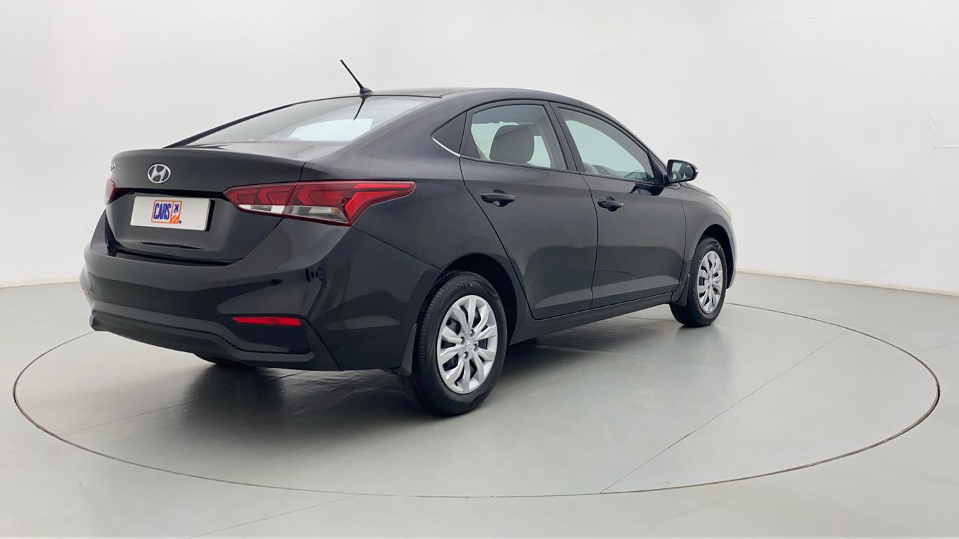 2018 Hyundai Verna 1.4 VTVT E, Petrol, Manual, 86,577 km, Right Back Diagonal (45- Degree) View