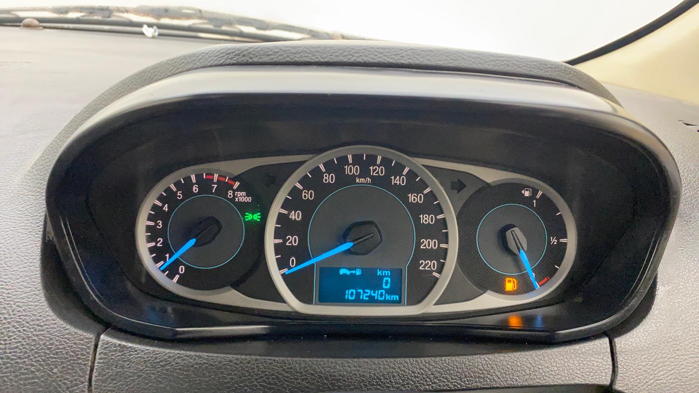 2015 Ford Figo Aspire TITANIUM 1.2 PETROL, Petrol, Manual, 1,07,151 km, Odometer Image