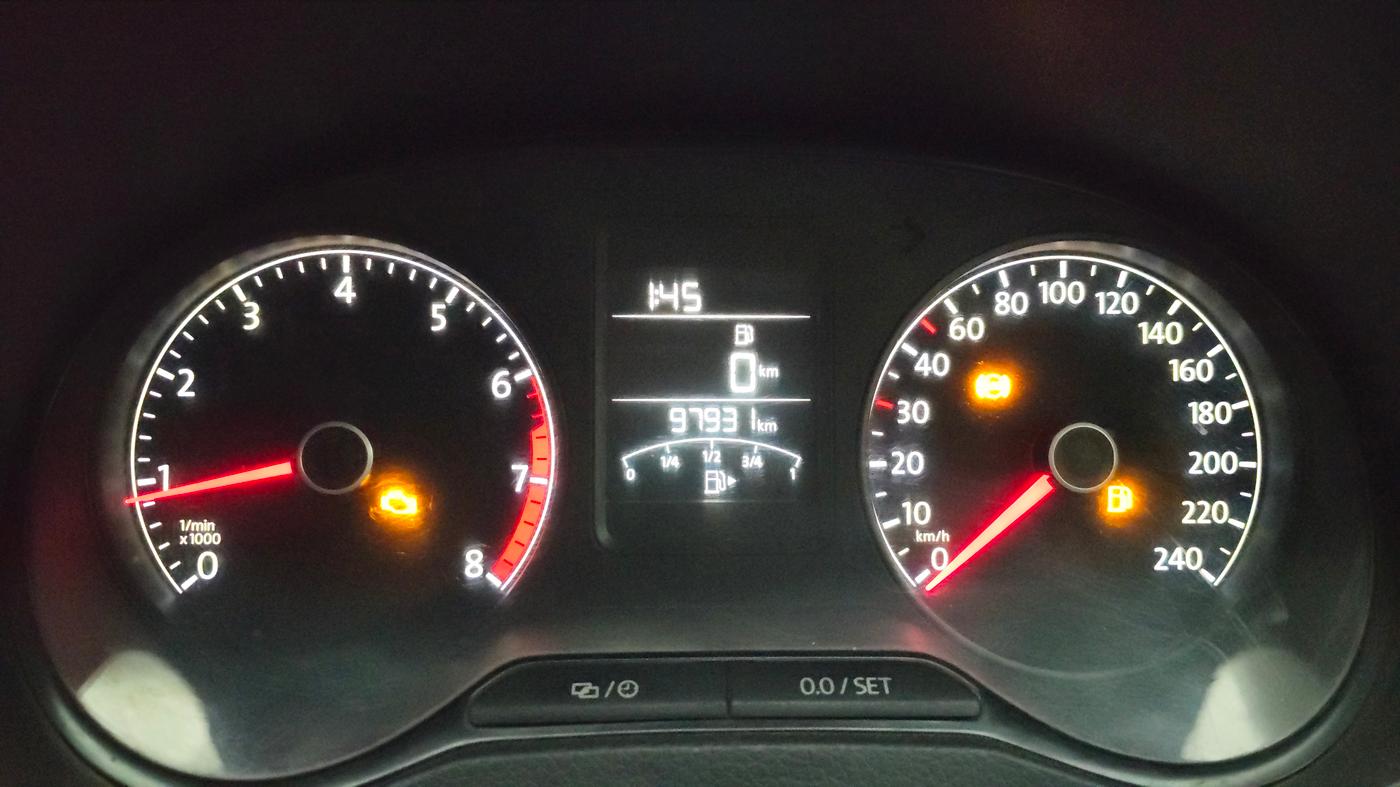 2016 Volkswagen Polo COMFORTLINE 1.2L, CNG, Manual, 97,913 km, Odometer Image