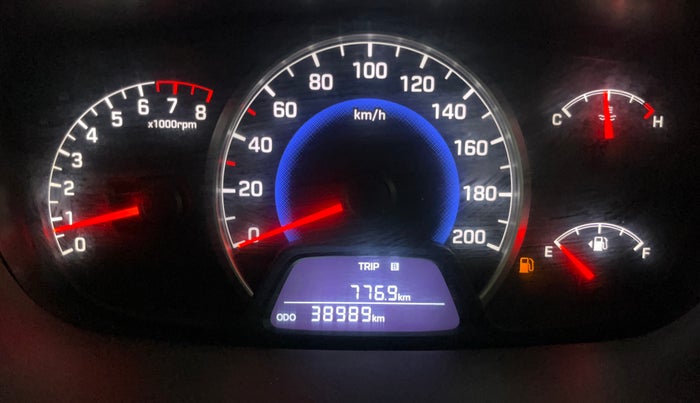 2016 Hyundai Grand i10 SPORTZ 1.2 KAPPA VTVT, Petrol, Manual, 38,981 km, Odometer Image