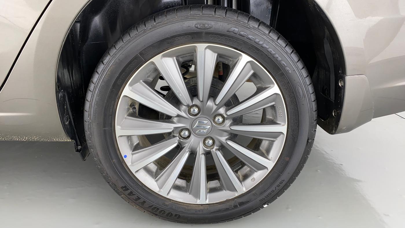 2021 Maruti Ciaz ALPHA 1.5 MT VTVT SHVS, Petrol, Manual, 10,131 km, Left Rear Wheel