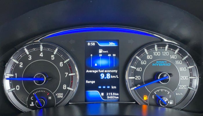 2021 Maruti Ciaz ALPHA 1.5 MT VTVT SHVS, Petrol, Manual, 10,131 km, Odometer Image